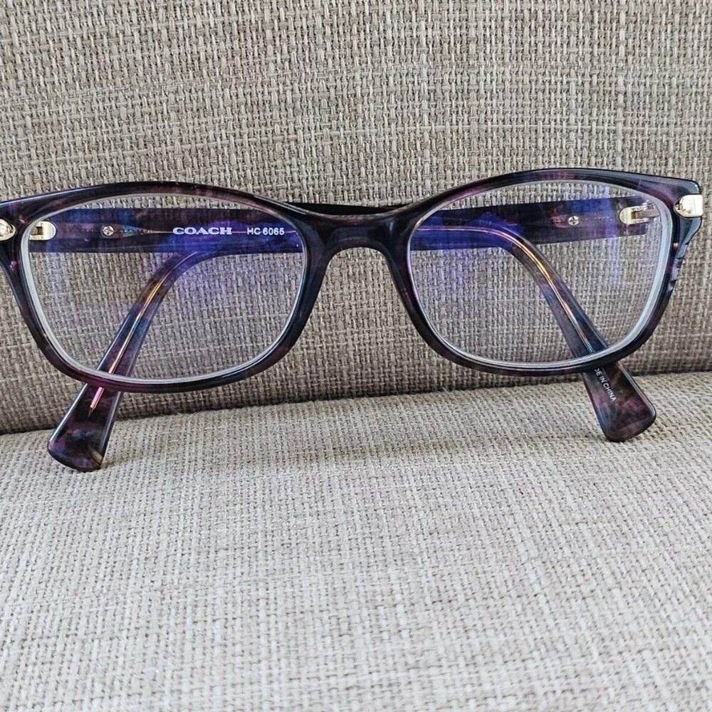 Coach Women Eyeglasses/Glasses Frame Confetti Purple 5288 49[]17 135 Eye Wear - Picture 3 of 11